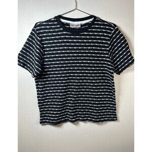 Amongst Others Men's Drop Shoulder Boxy Fit T-Shirt Heavyweight Black and White